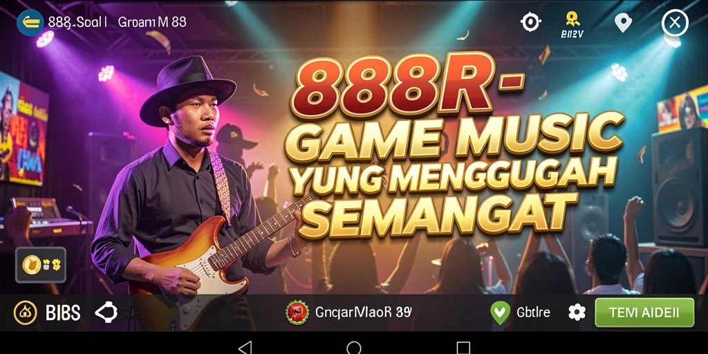 Tampilan screenshot dari gameplay <strong>888R</strong> yang penuh warna dan dinamis.
