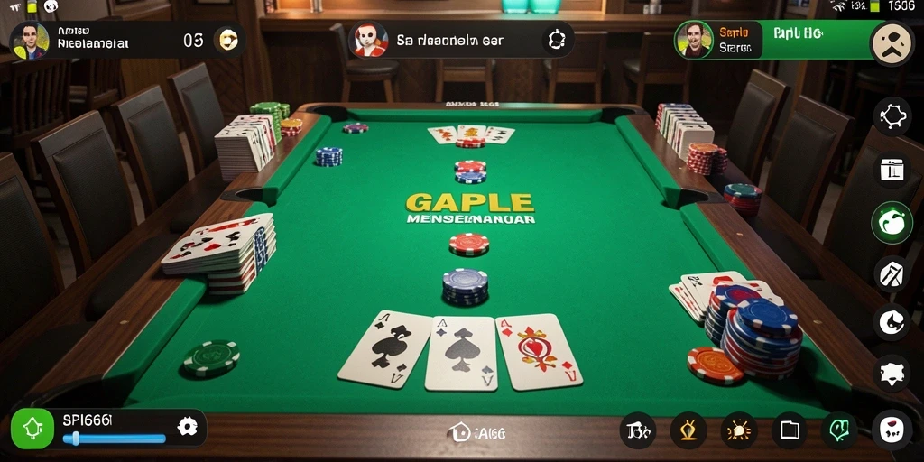 Tampilan gameplay seru Gaple di API66 dengan interaksi sosial.