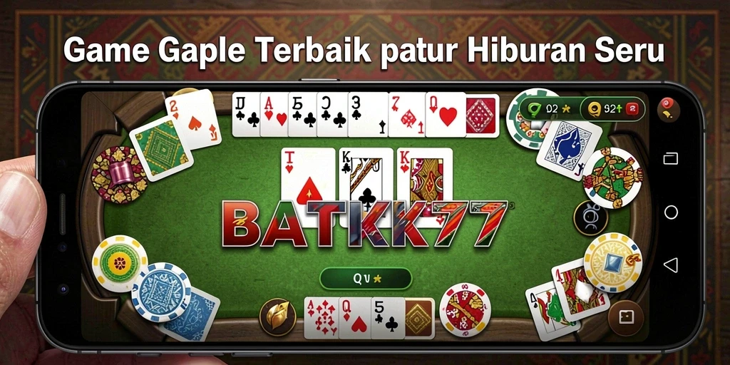 Tampilan menarik dari gameplay Gaple di BATIK77
