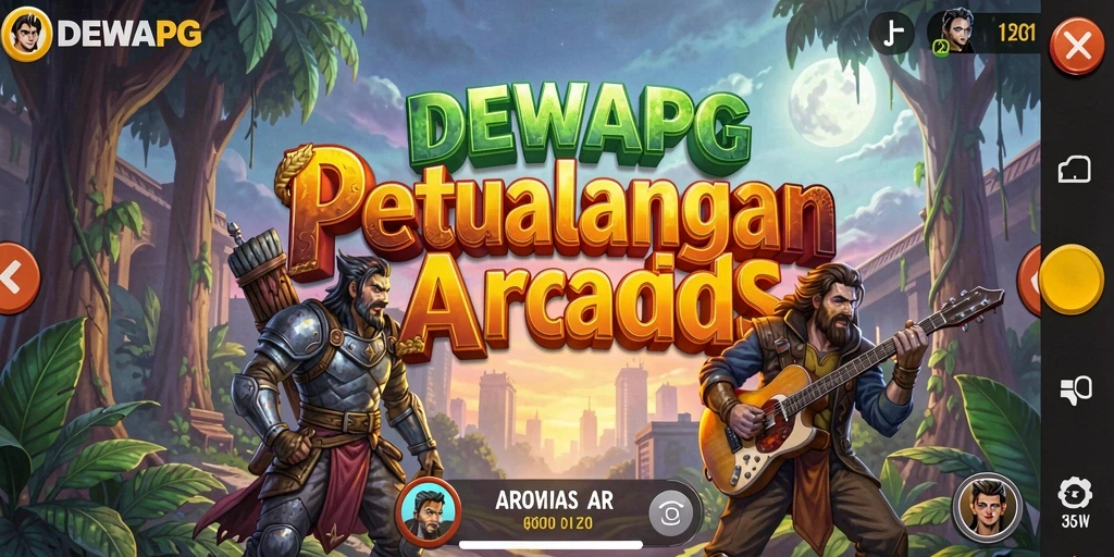 Tampilan gameplay DEWAPG yang seru dan penuh warna.