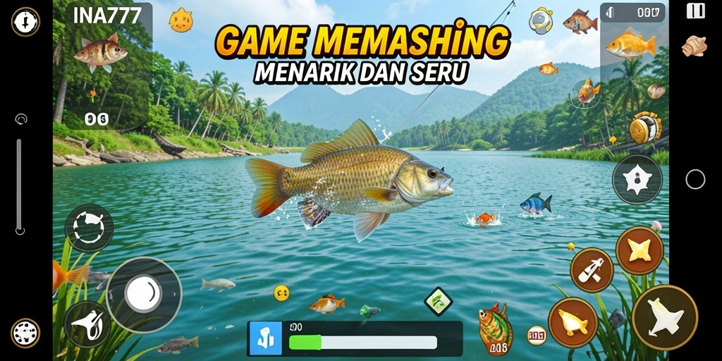 Tampilan aksi memancing di <strong>INA777</strong> yang seru dan mendebarkan.