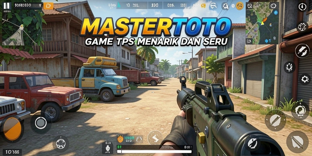 Tangkapan layar MASTERTOTO menampilkan aksi menegangkan dalam gameplay TPS.