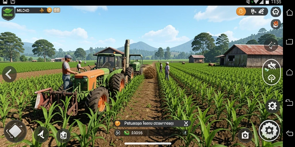 Tangkapan layar game MILO4D menampilkan grafik pertanian yang menakjubkan.