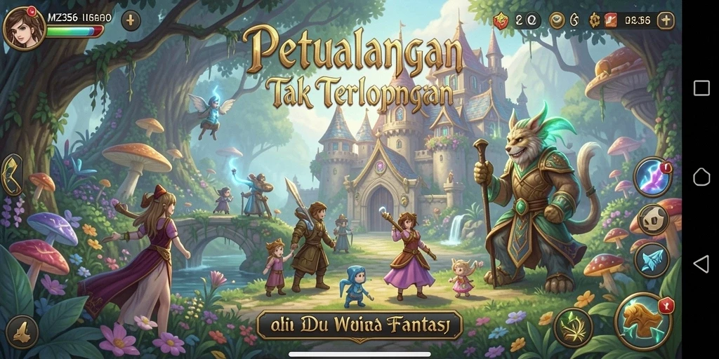 Gameplay MZ356 yang menampilkan petualangan mendebarkan dan eksplorasi.