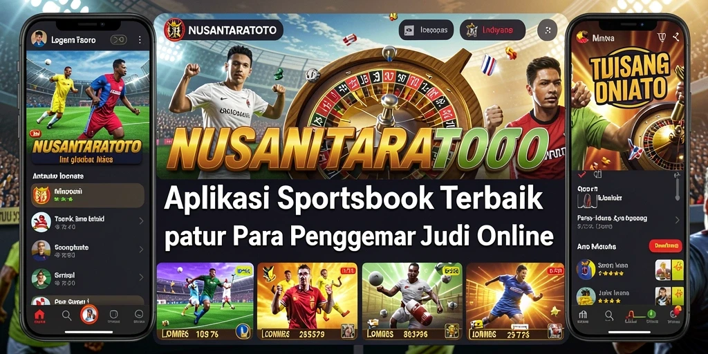 Screenshot NUSANTARATOTO yang menampilkan fitur taruhan olahraga.