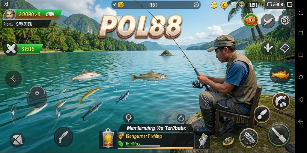 Tangkapan ikan besar dalam POL88, menampilkan grafis memukau.