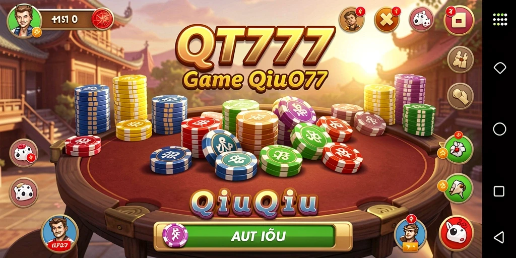 Gameplay QiuQiu yang seru dan mendebarkan di QT777.