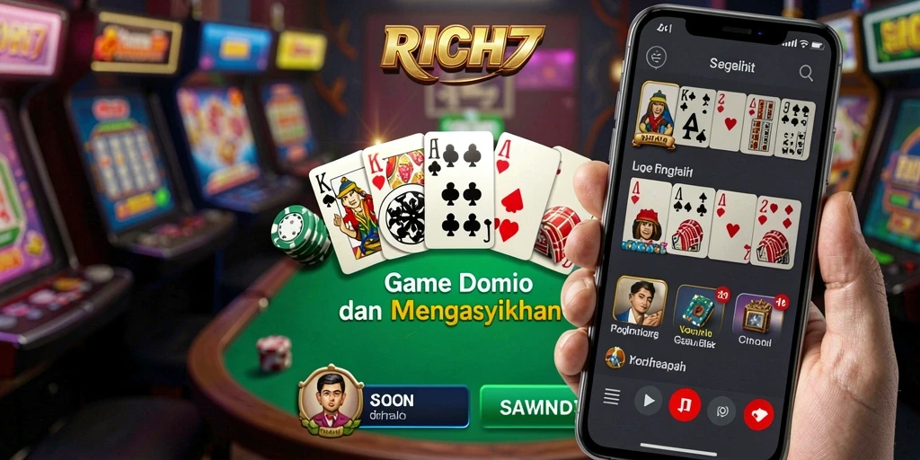 Tampilan gameplay RICH7 yang seru dan interaktif.