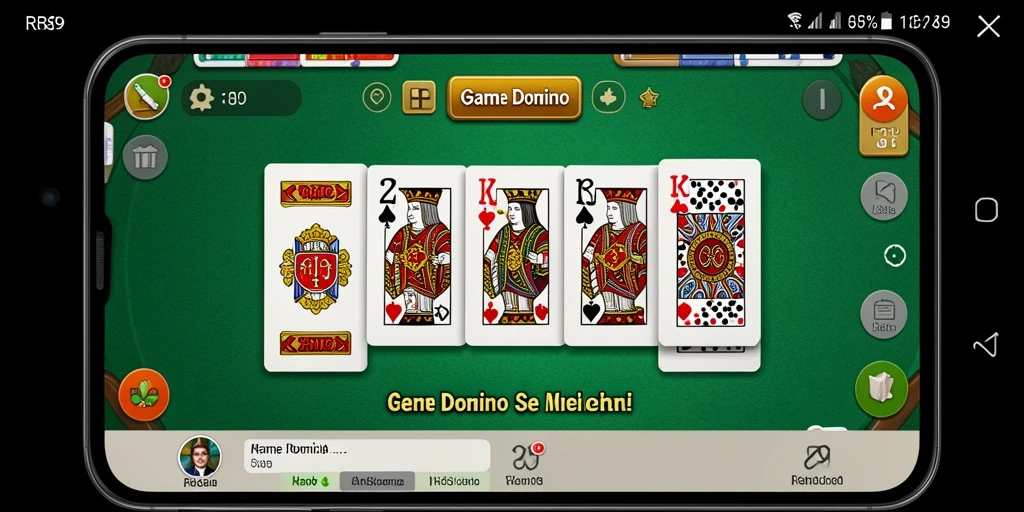 Tampilan gameplay RR89 yang menarik dan interaktif dalam permainan Domino.