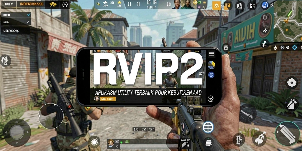 Tampilan antarmuka dan fitur utama aplikasi RVIP2