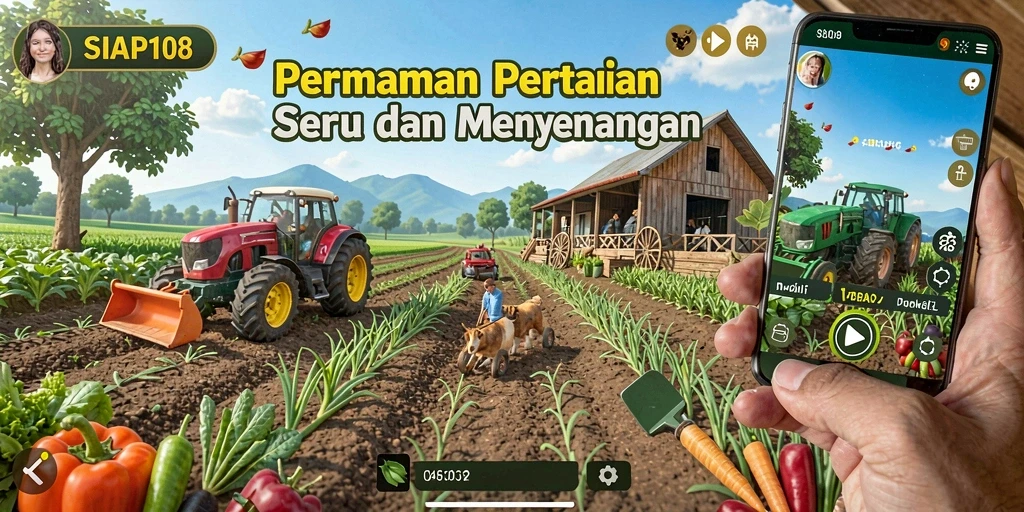 Gameplay SIAP108 yang menarik dalam bercocok tanam.