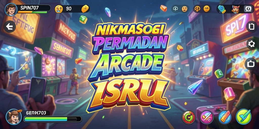 Gameplay seru SPIN707 dengan tantangan Arcade yang menegangkan.