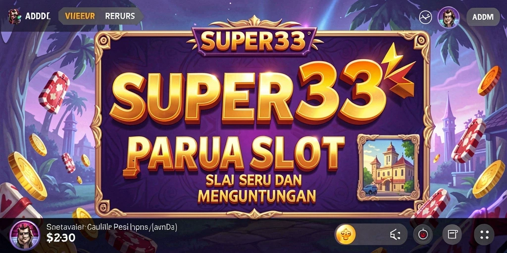 Gameplay seru SUPER33 dengan grafis slot menawan.