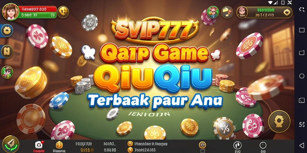 Tampilan gameplay QiuQiu yang menegangkan di SVIP777.